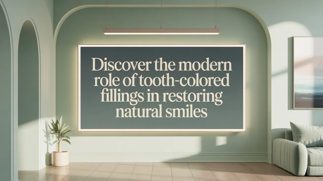 Discover the Modern Role of Tooth-Colored Fillings in Restoring Natural Smiles