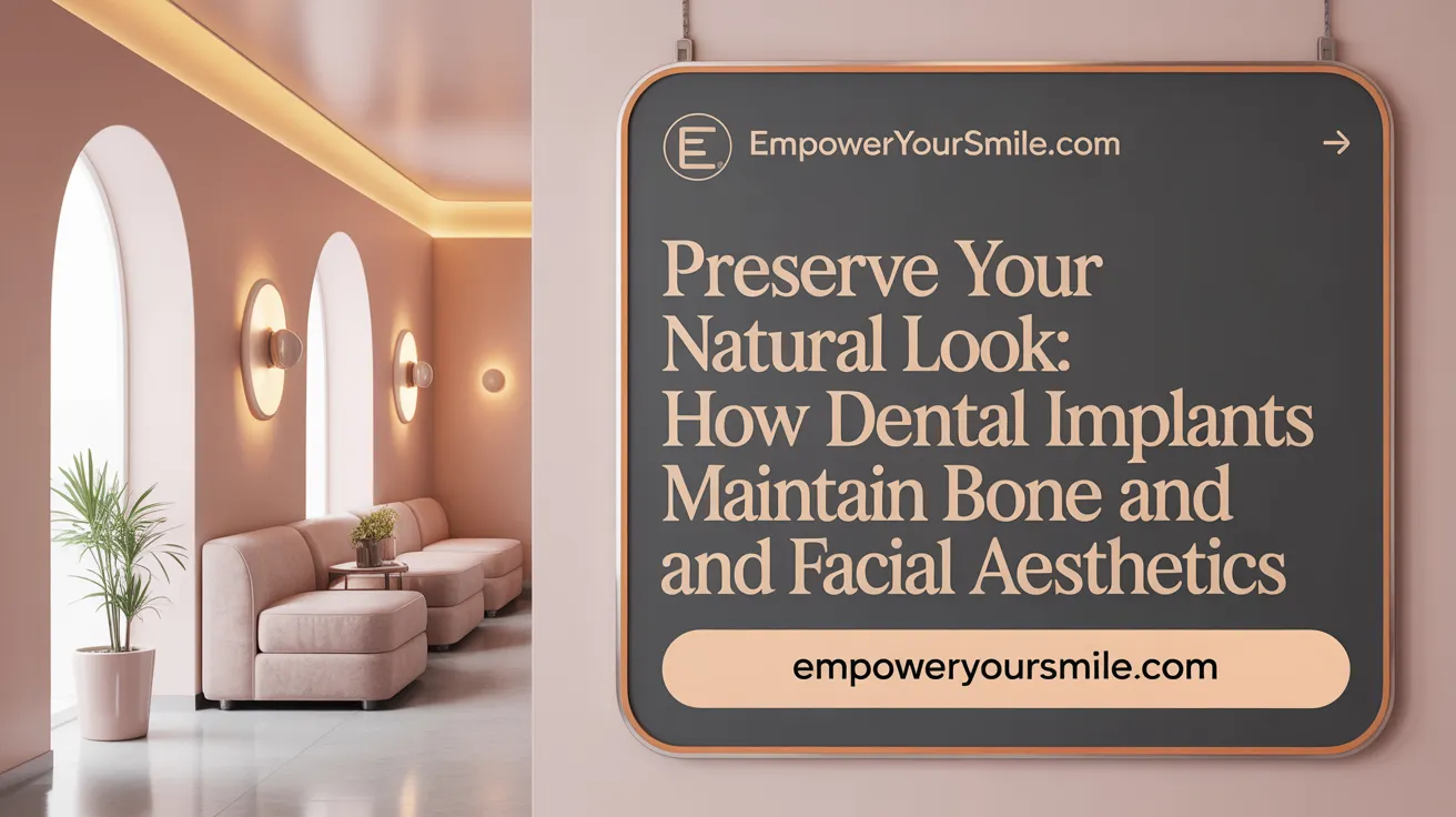 Preserve Your Natural Look: How Dental Implants Maintain Bone and Facial Aesthetics