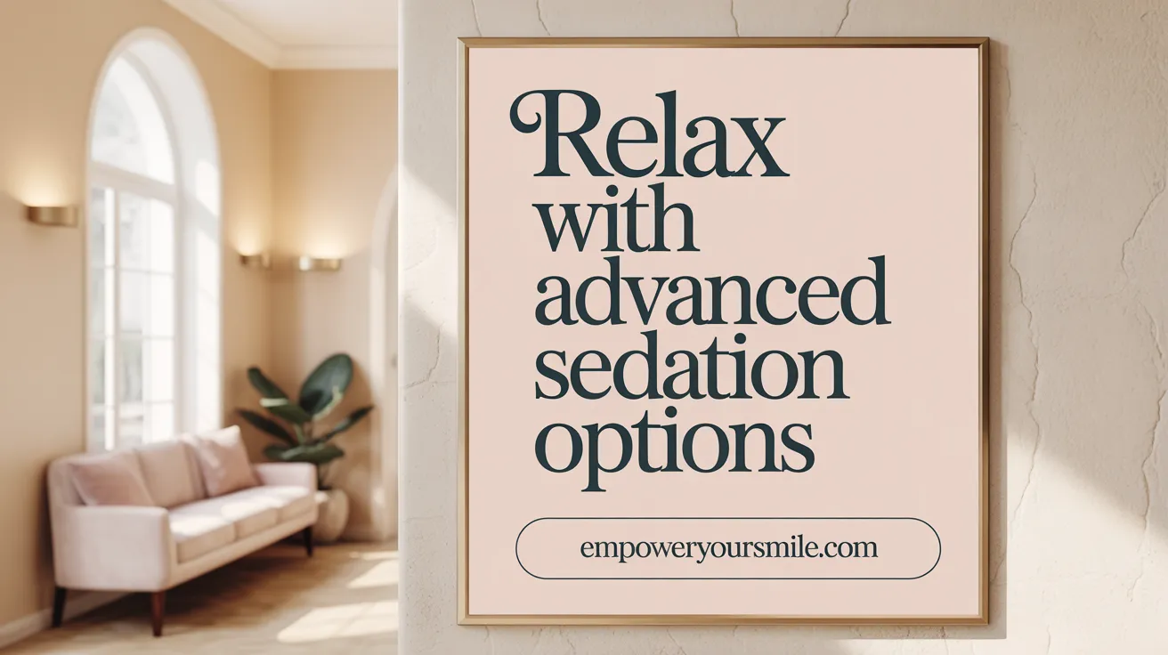 Relax with Advanced Sedation Options