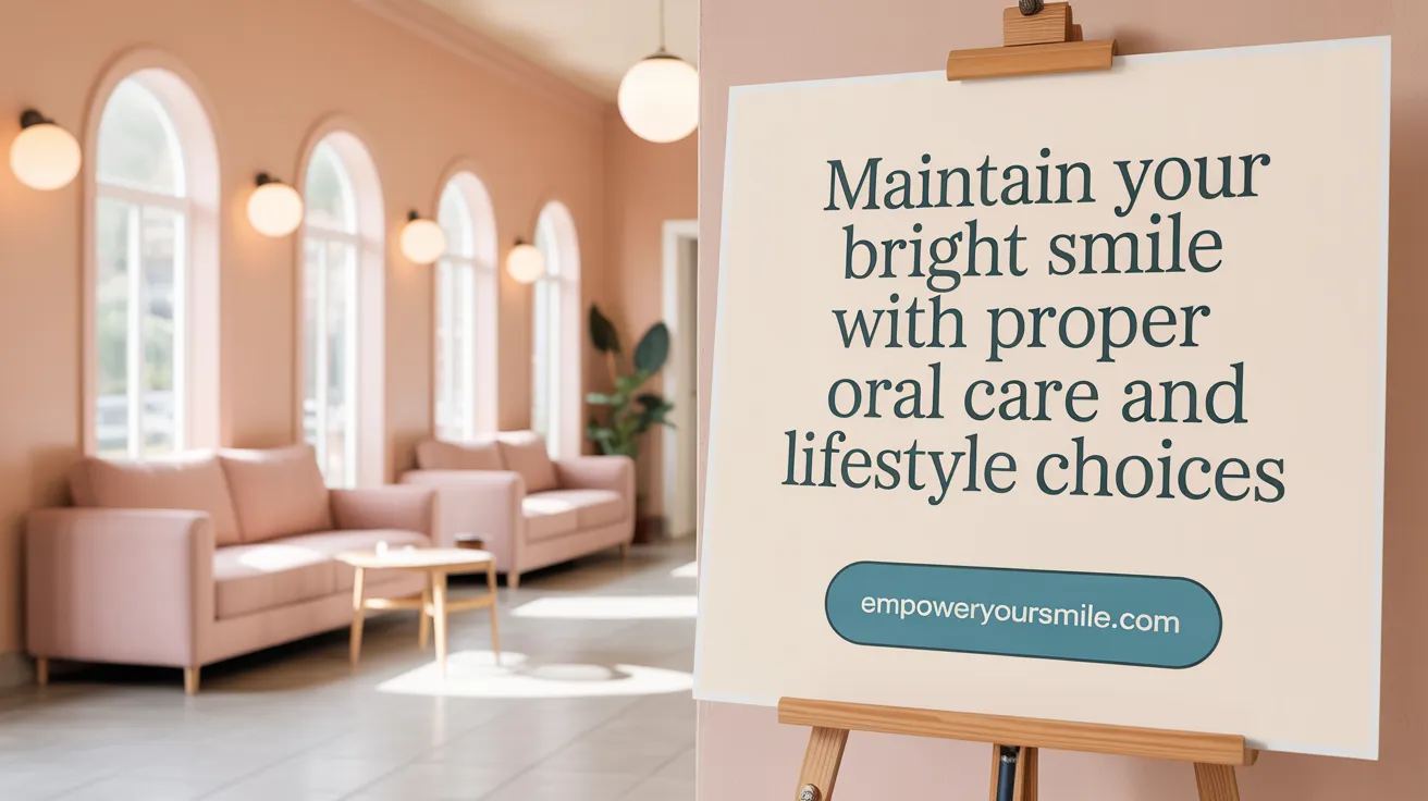 Maintain Your Bright Smile with Proper Oral Care and Lifestyle Choices