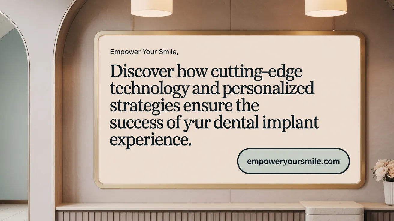 Discover how cutting-edge technology and personalized strategies ensure the success of your dental implant experience.