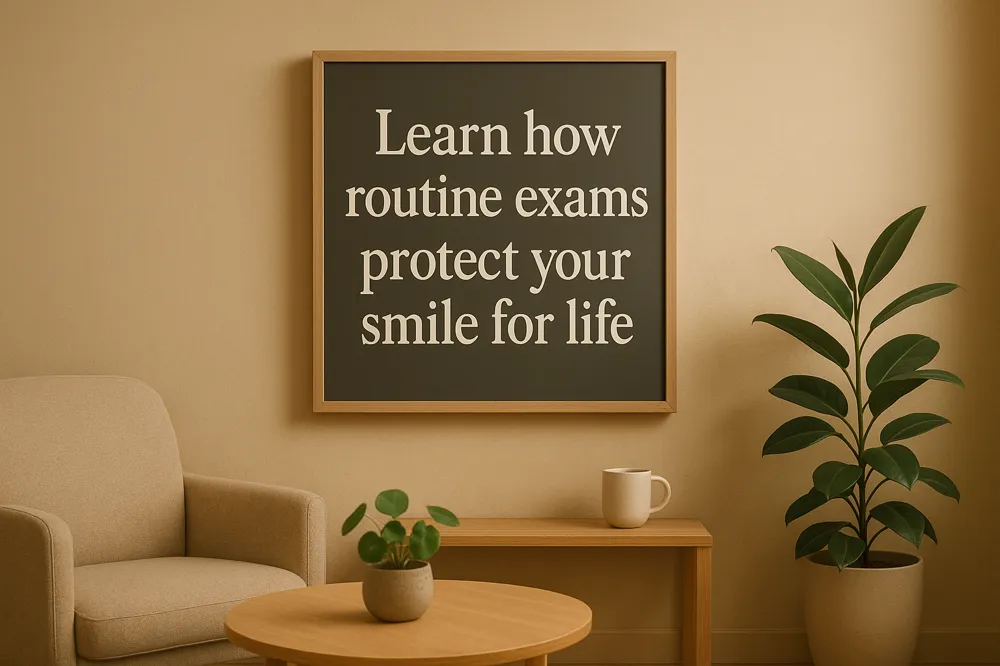 Learn how routine exams protect your smile for life