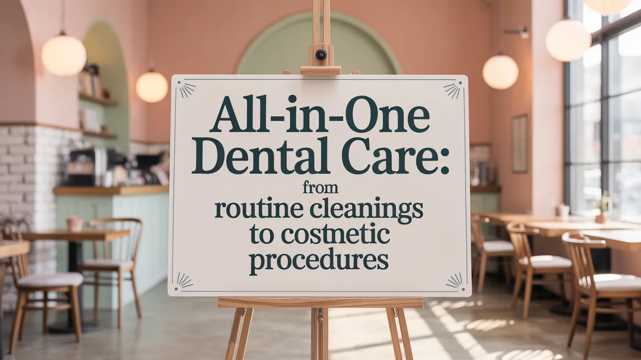 All-in-One Dental Care: From Routine Cleanings to Cosmetic Procedures