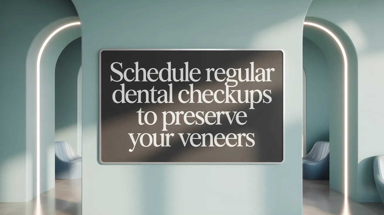 Schedule Regular Dental Checkups to Preserve Your Veneers