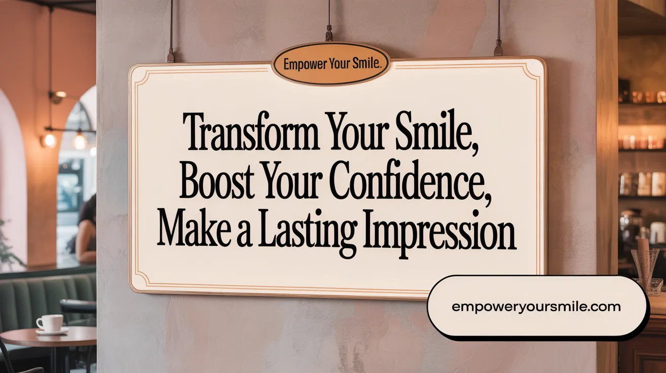 Transform Your Smile, Boost Your Confidence, Make a Lasting Impression