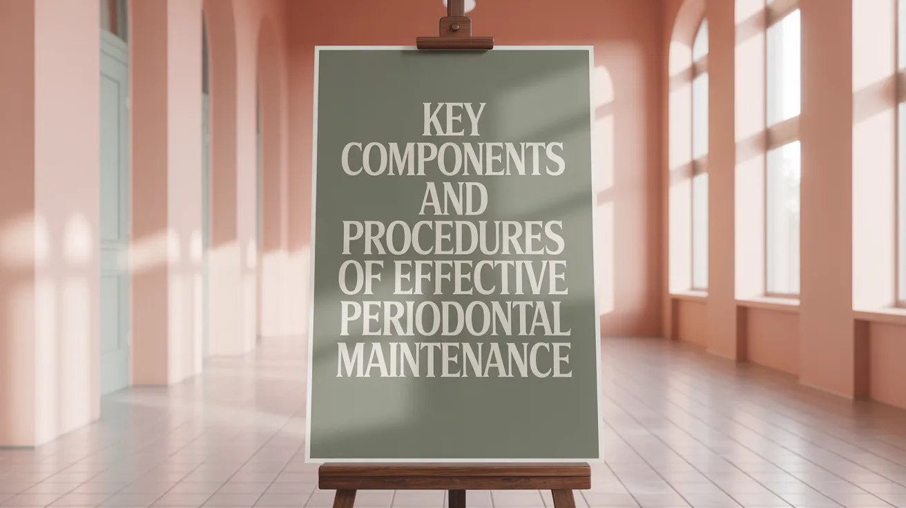 Key Components and Procedures of Effective Periodontal Maintenance