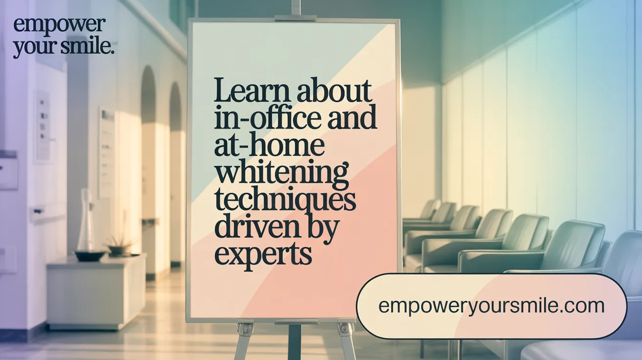 Learn About In-Office and At-Home Whitening Techniques Driven by Experts