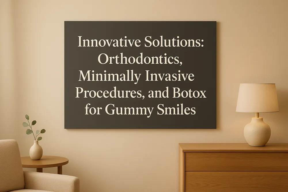 Innovative Solutions: Orthodontics, Minimally Invasive Procedures, and Botox for Gummy Smiles