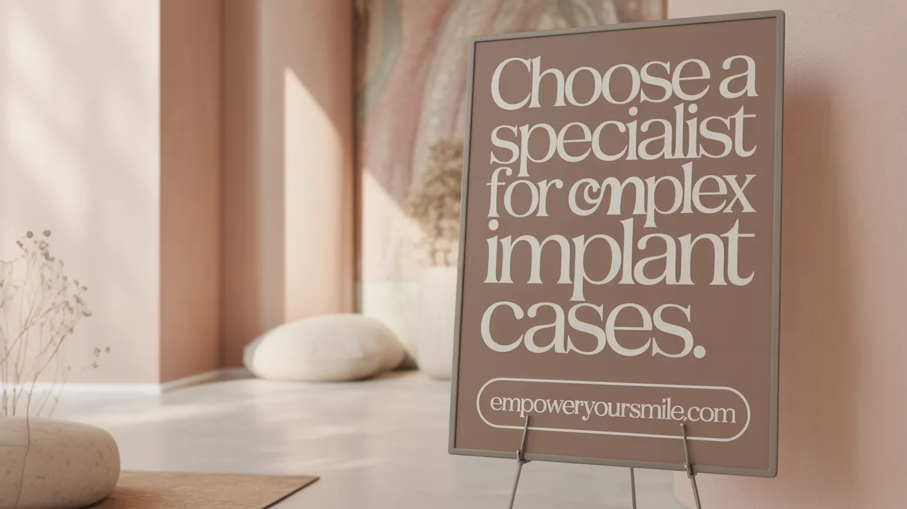 Choose a Specialist for Complex Implant Cases