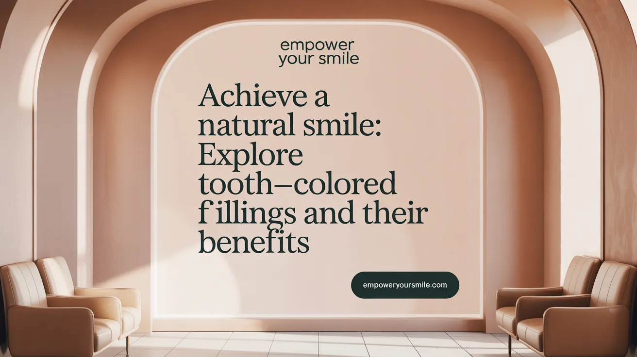 Achieve a Natural Smile: Explore Tooth-Colored Fillings and Their Benefits