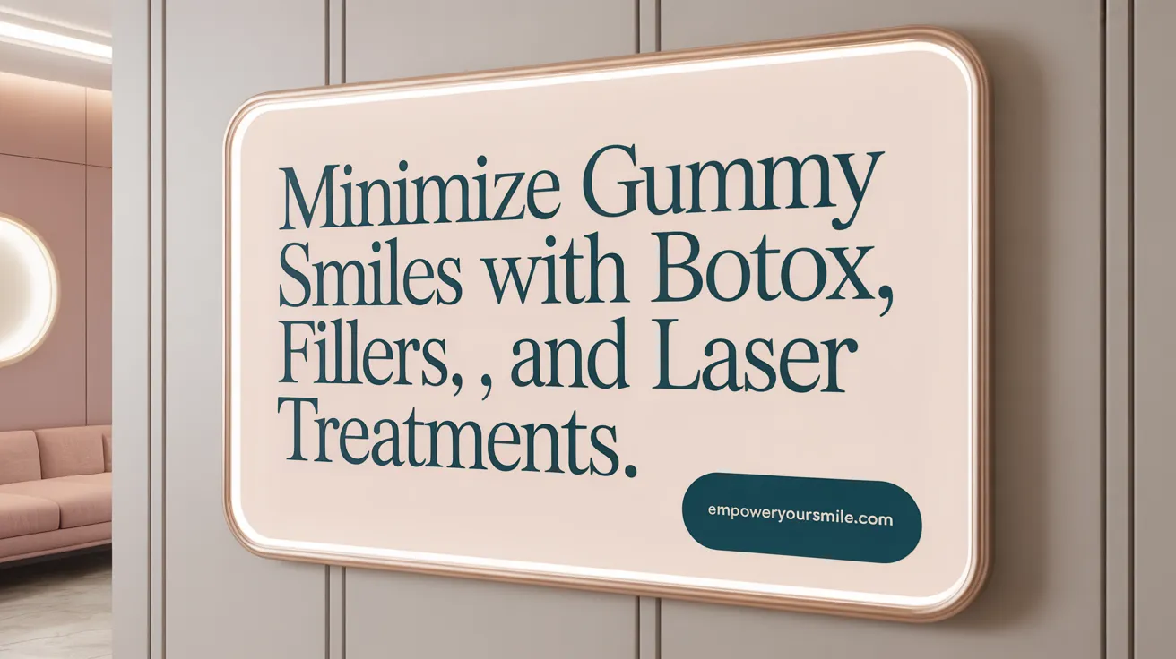 Minimize Gummy Smiles with Botox, Fillers, and Laser Treatments