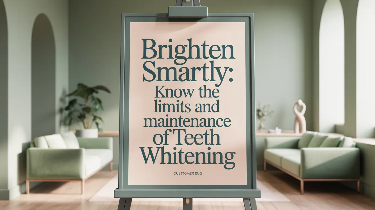 Brighten Smartly: Know the Limits and Maintenance of Teeth Whitening
