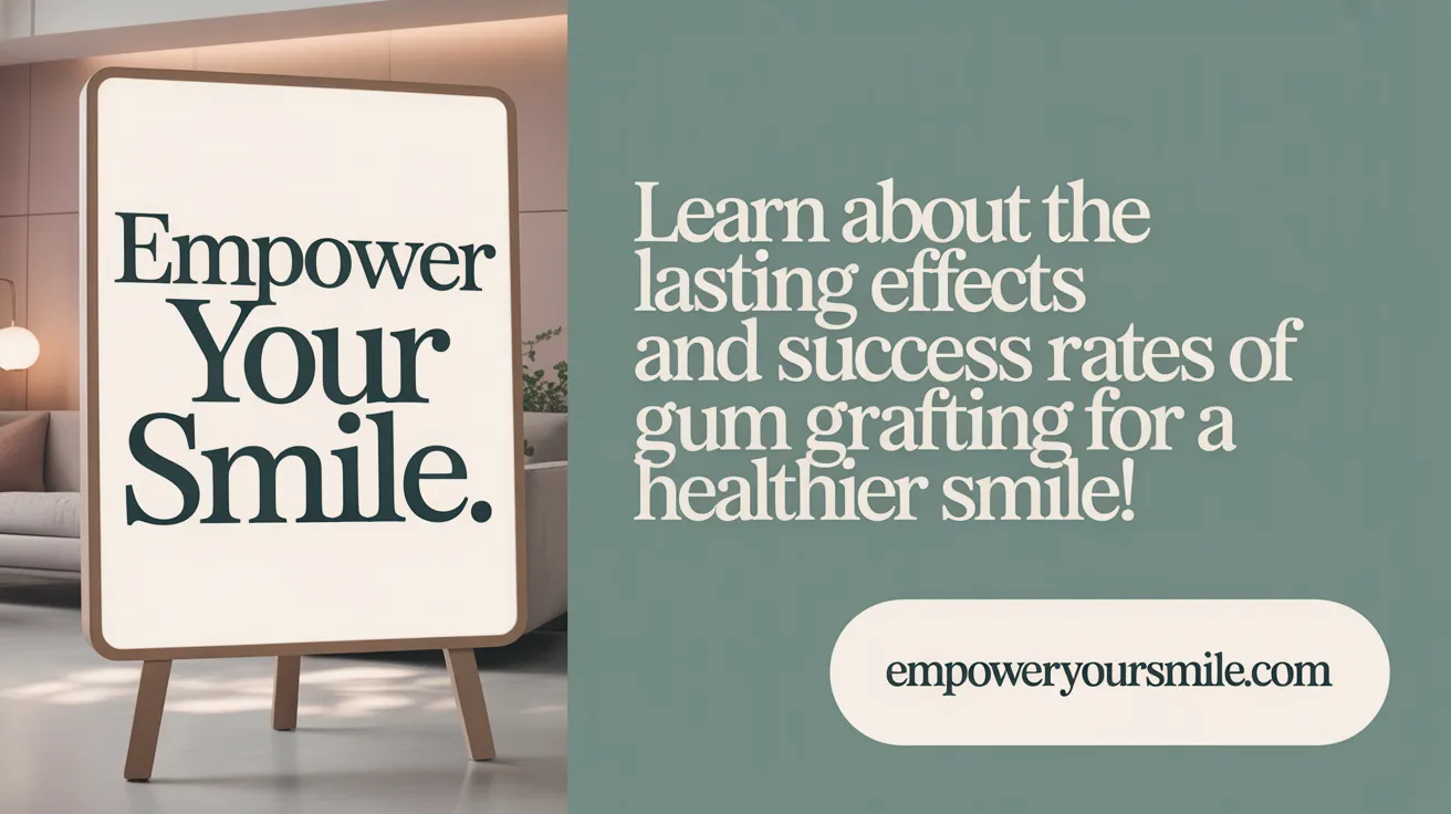 Learn about the lasting effects and success rates of gum grafting for a healthier smile!