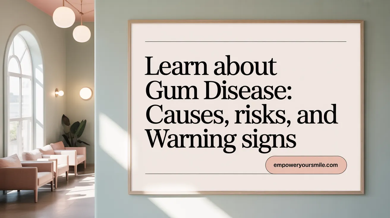 Learn About Gum Disease: Causes, Risks, and Warning Signs