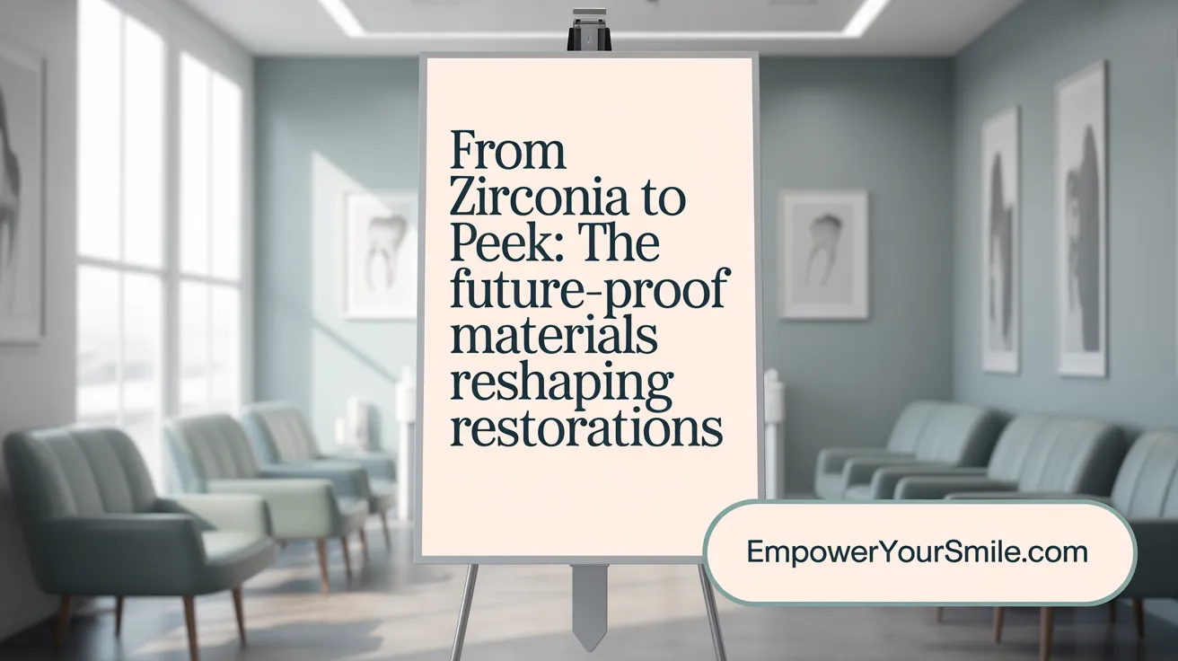 From Zirconia to PEEK: The Future-Proof Materials Reshaping Restorations
