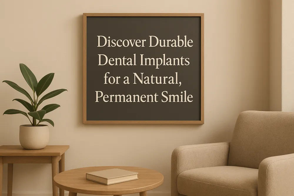 Discover Durable Dental Implants for a Natural, Permanent Smile