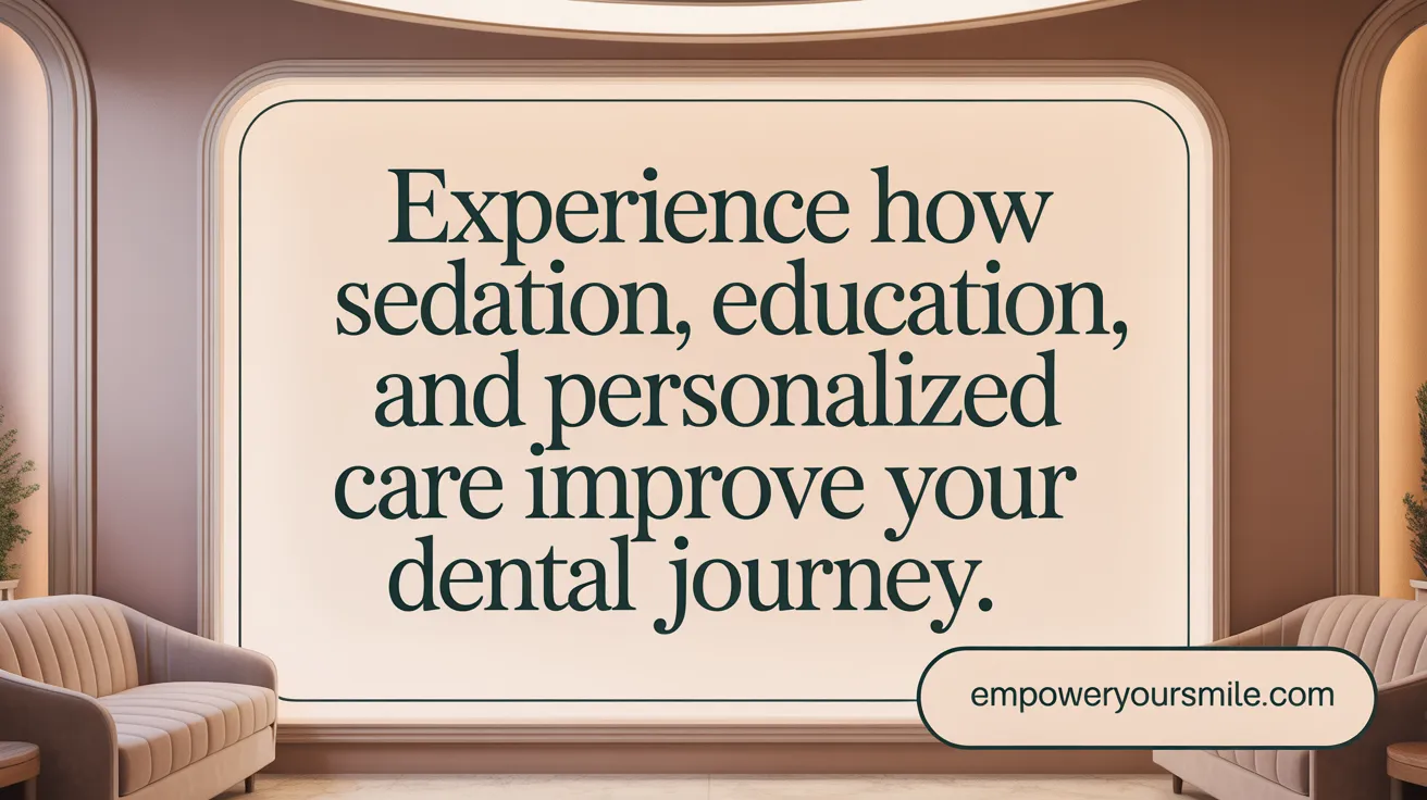 Experience how sedation, education, and personalized care improve your dental journey.