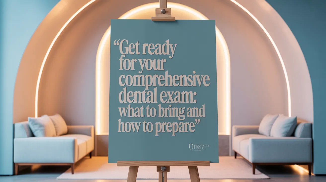 Get Ready for Your Comprehensive Dental Exam: What to Bring and How to Prepare