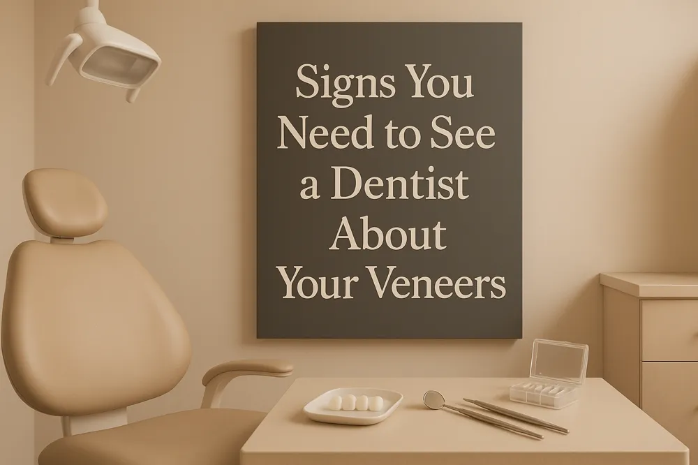 Signs You Need to See a Dentist About Your Veneers