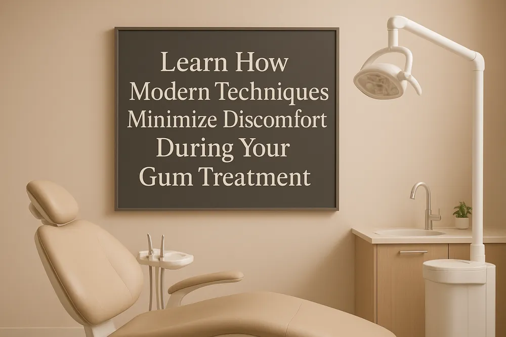 Learn How Modern Techniques Minimize Discomfort During Your Gum Treatment.