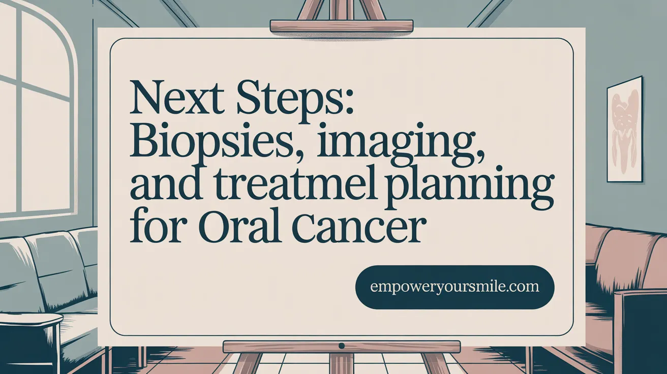 Next Steps: Biopsies, Imaging, and Treatment Planning for Oral Cancer