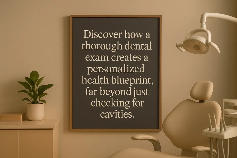 Discover how a thorough dental exam creates a personalized health blueprint, far beyond just checking for cavities.