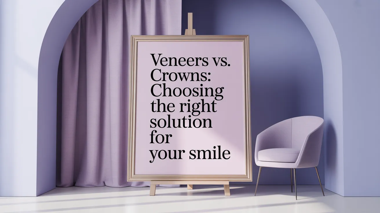 Veneers vs. Crowns: Choosing the Right Solution for Your Smile