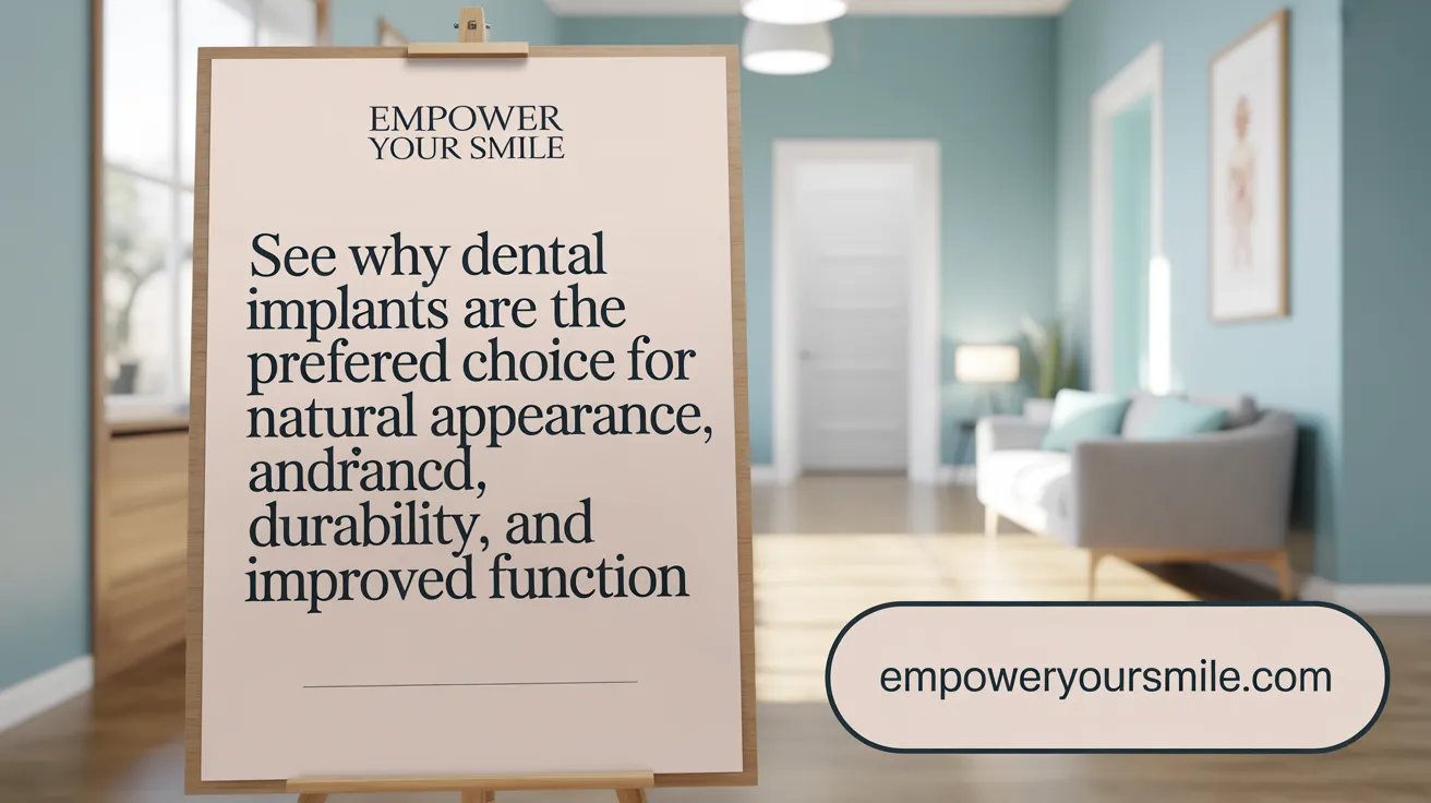See why dental implants are the preferred choice for natural appearance, durability, and improved function.