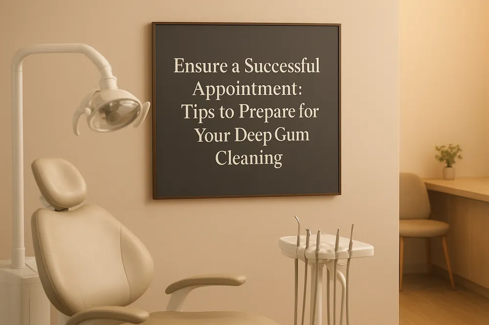 Ensure a Successful Appointment: Tips to Prepare for Your Deep Gum Cleaning.
