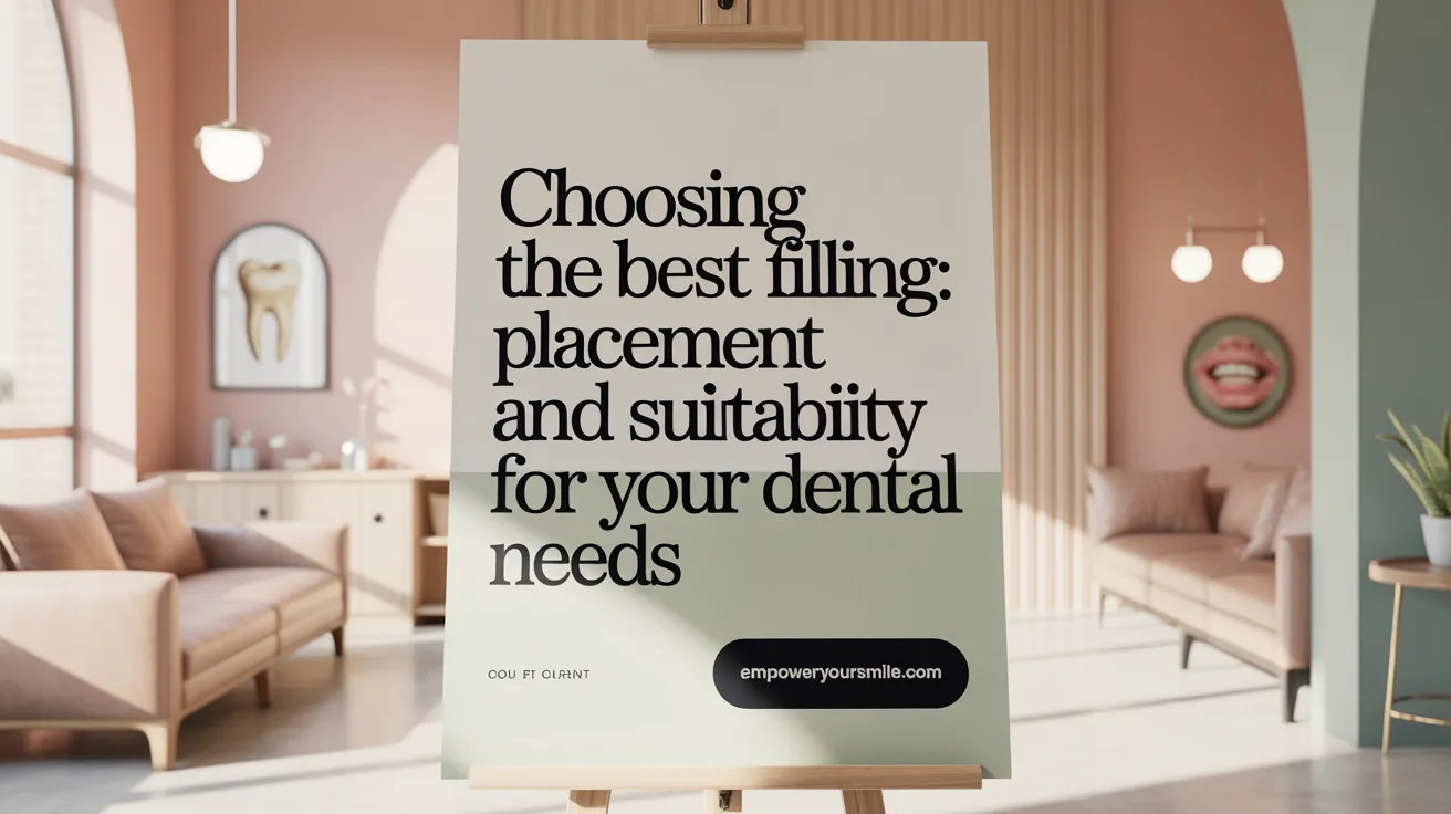 Choosing the Best Filling: Placement and Suitability for Your Dental Needs