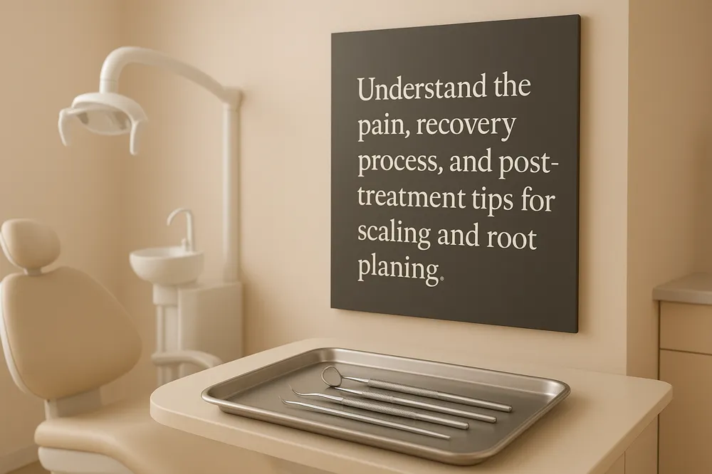 Understand the pain, recovery process, and post-treatment tips for scaling and root planing.