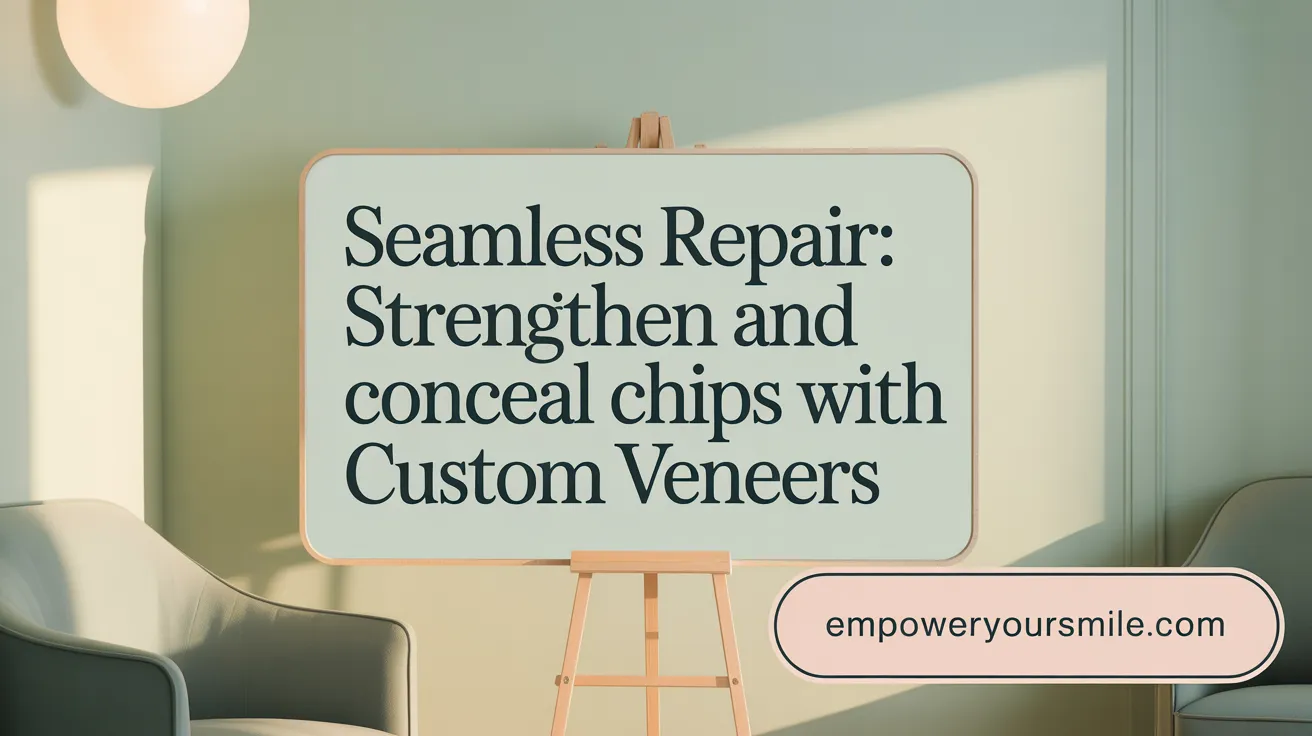 Seamless Repair: Strengthen and Conceal Chips with Custom Veneers
