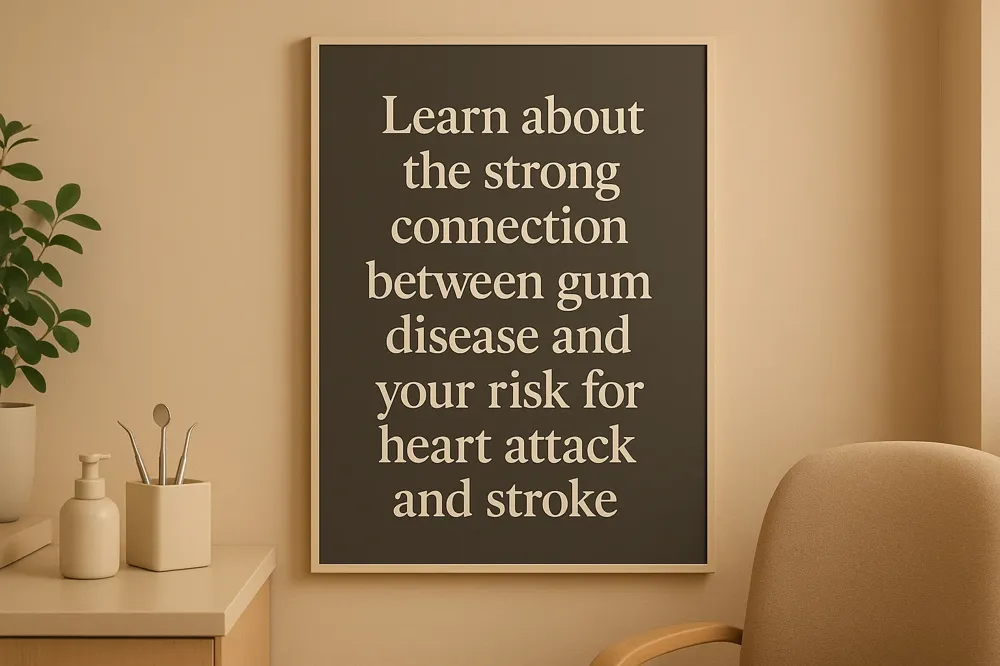 Learn about the strong connection between gum disease and your risk for heart attack and stroke.