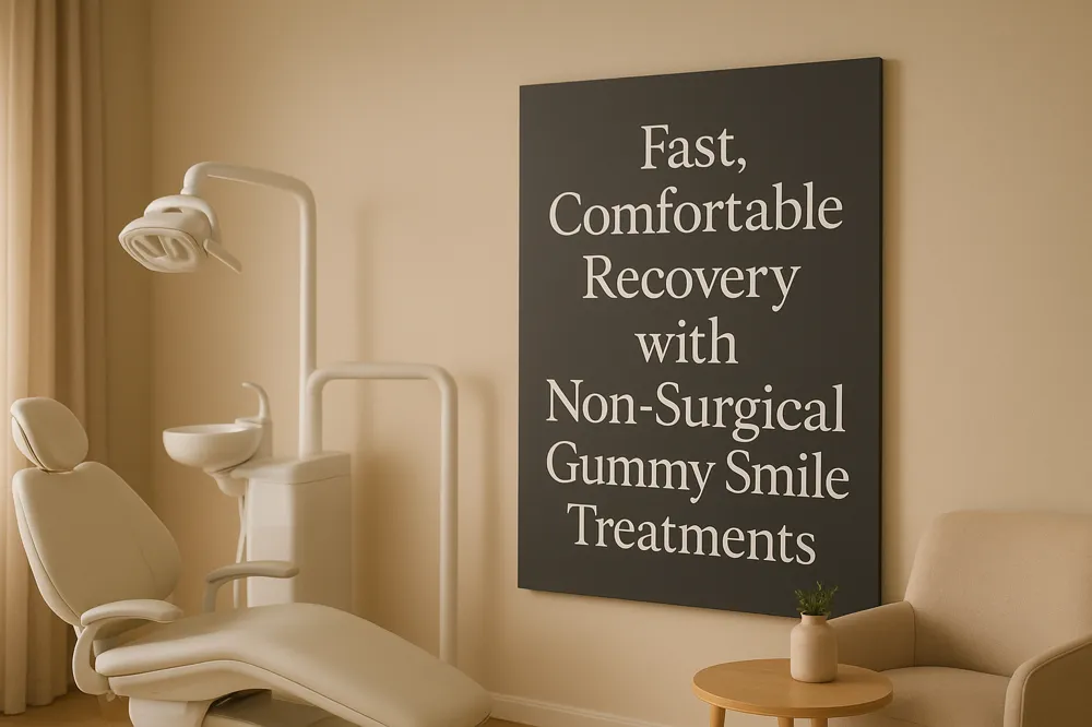 Fast, Comfortable Recovery with Non-Surgical Gummy Smile Treatments