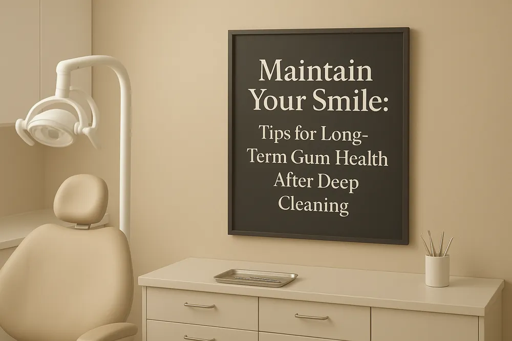 Maintain Your Smile: Tips for Long-Term Gum Health After Deep Cleaning.
