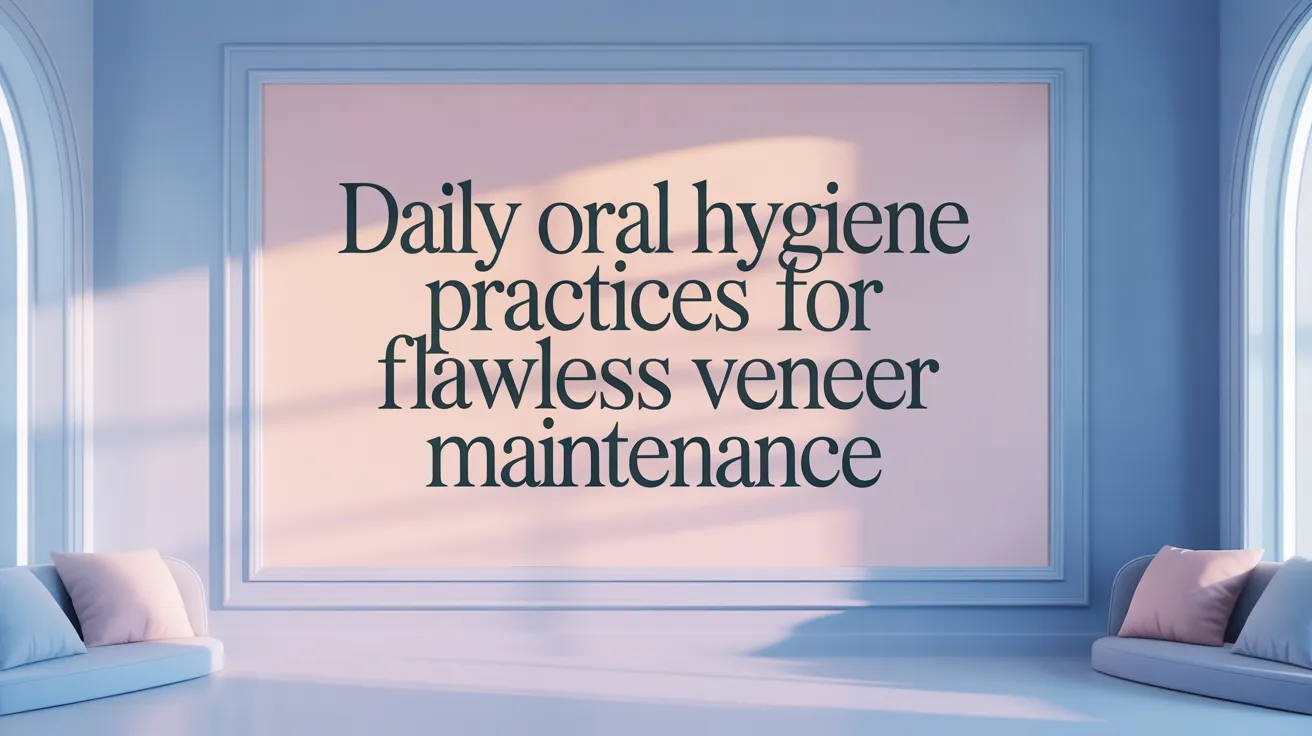 Daily Oral Hygiene Practices for Flawless Veneer Maintenance