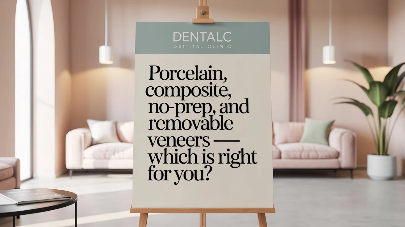 Porcelain, Composite, No-Prep, and Removable Veneers — Which Is Right for You?