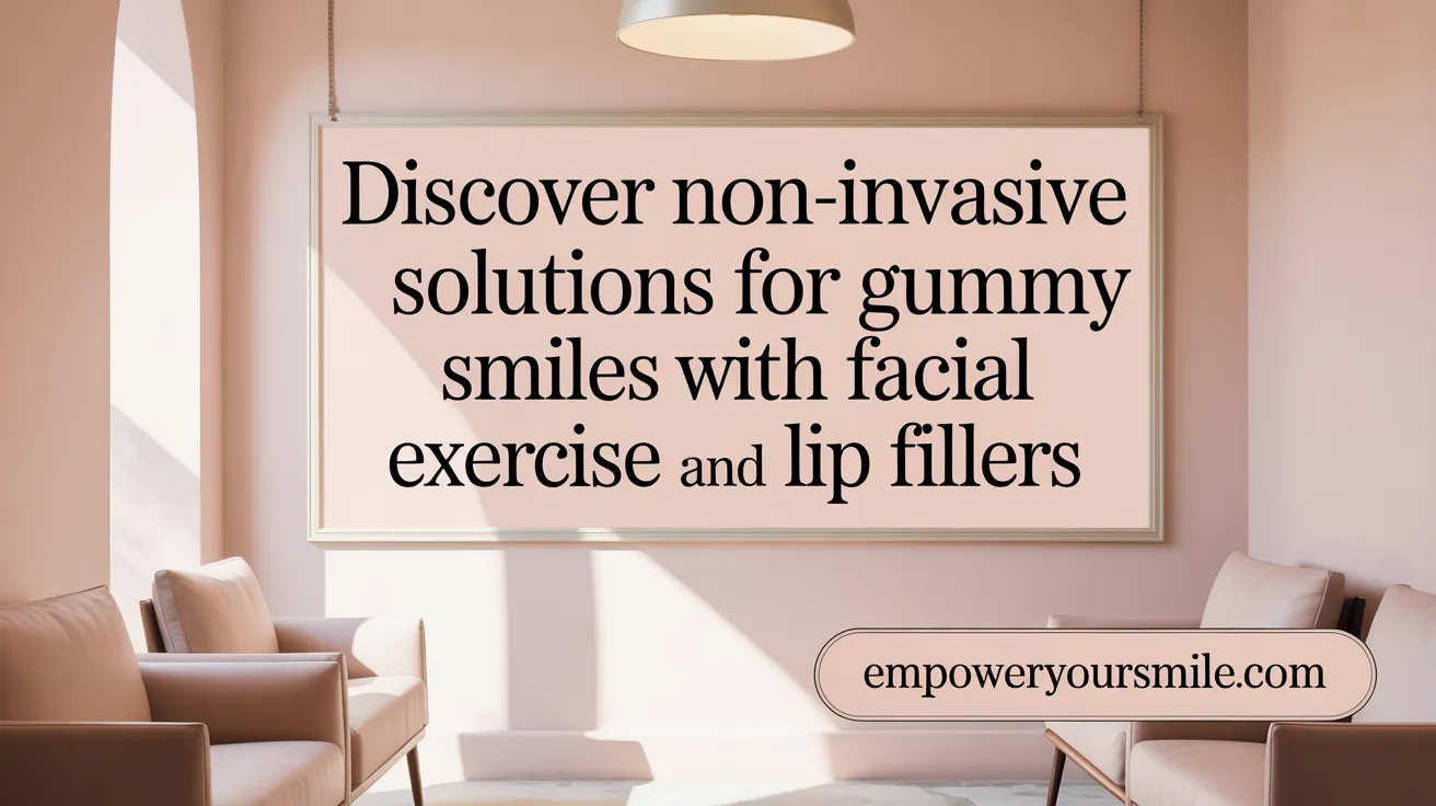 Discover Non-Invasive Solutions for Gummy Smiles with Facial Exercises and Lip Fillers