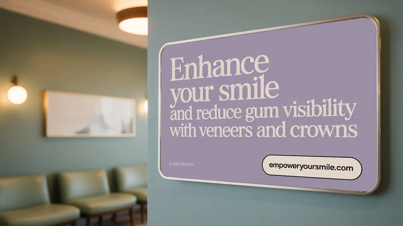 Enhance Your Smile and Reduce Gum Visibility with Veneers and Crowns