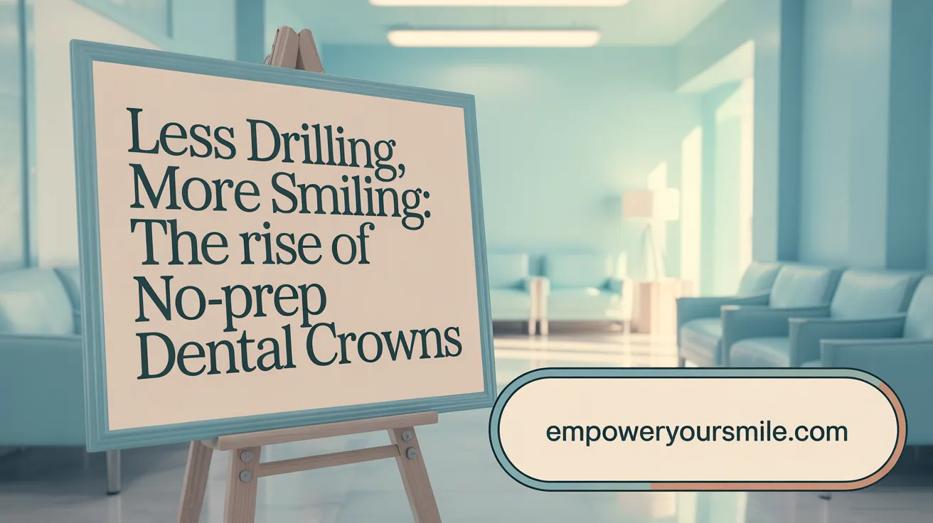 Less Drilling, More Smiling: The Rise of No-Prep Dental Crowns
