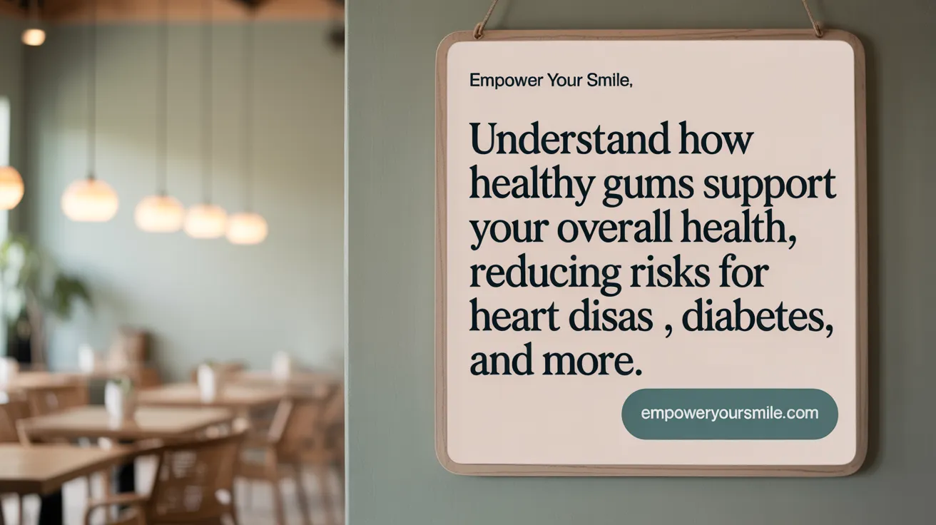 Understand how healthy gums support your overall health, reducing risks for heart disease, diabetes, and more.