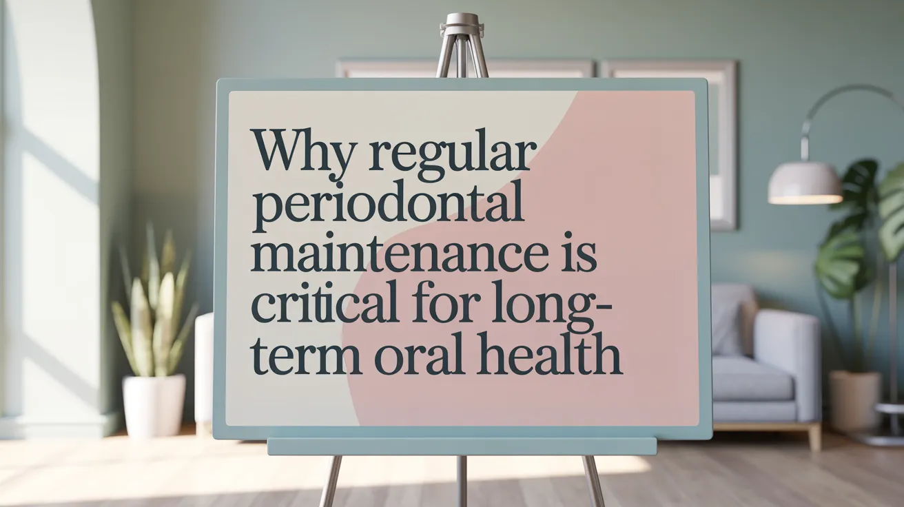Why Regular Periodontal Maintenance is Critical for Long-term Oral Health