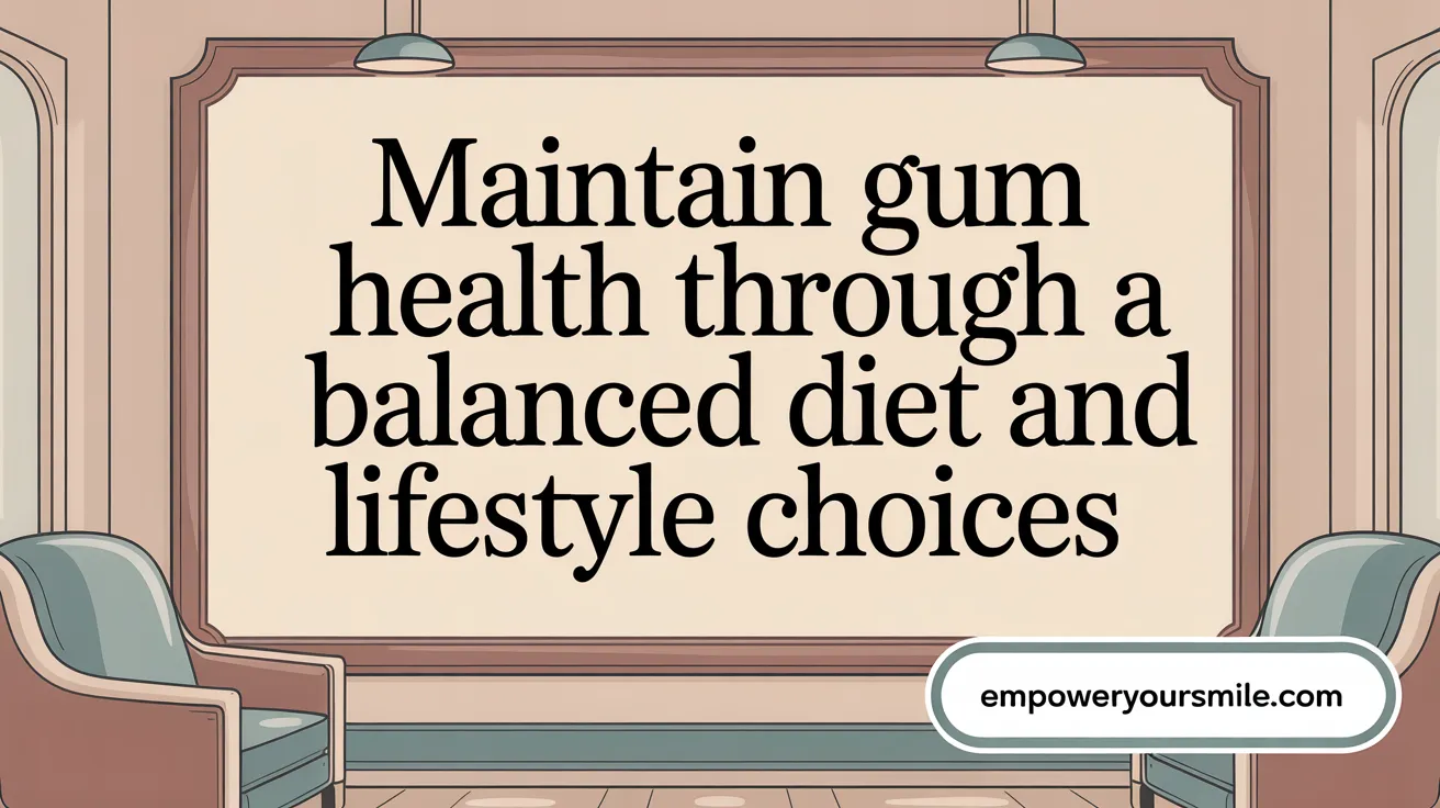 Maintain Gum Health Through a Balanced Diet and Lifestyle Choices