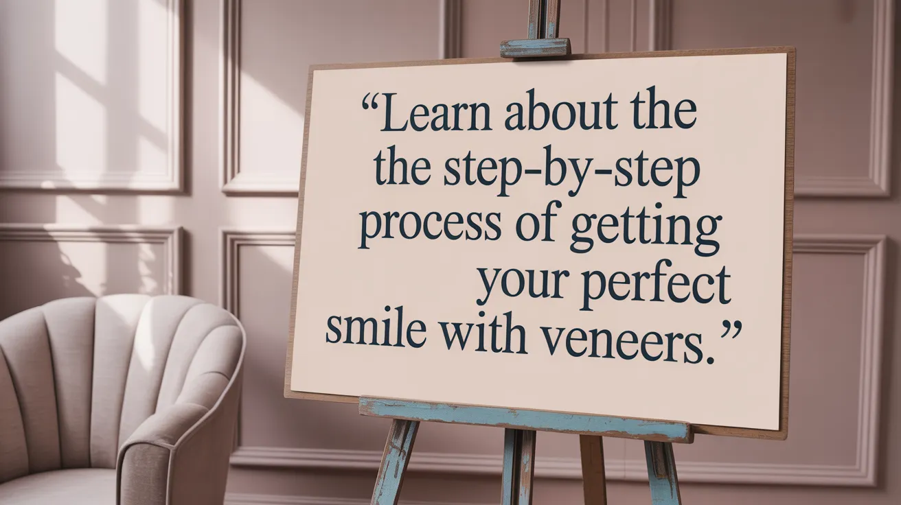 Learn About the Step-by-Step Process of Getting Your Perfect Smile with Veneers.