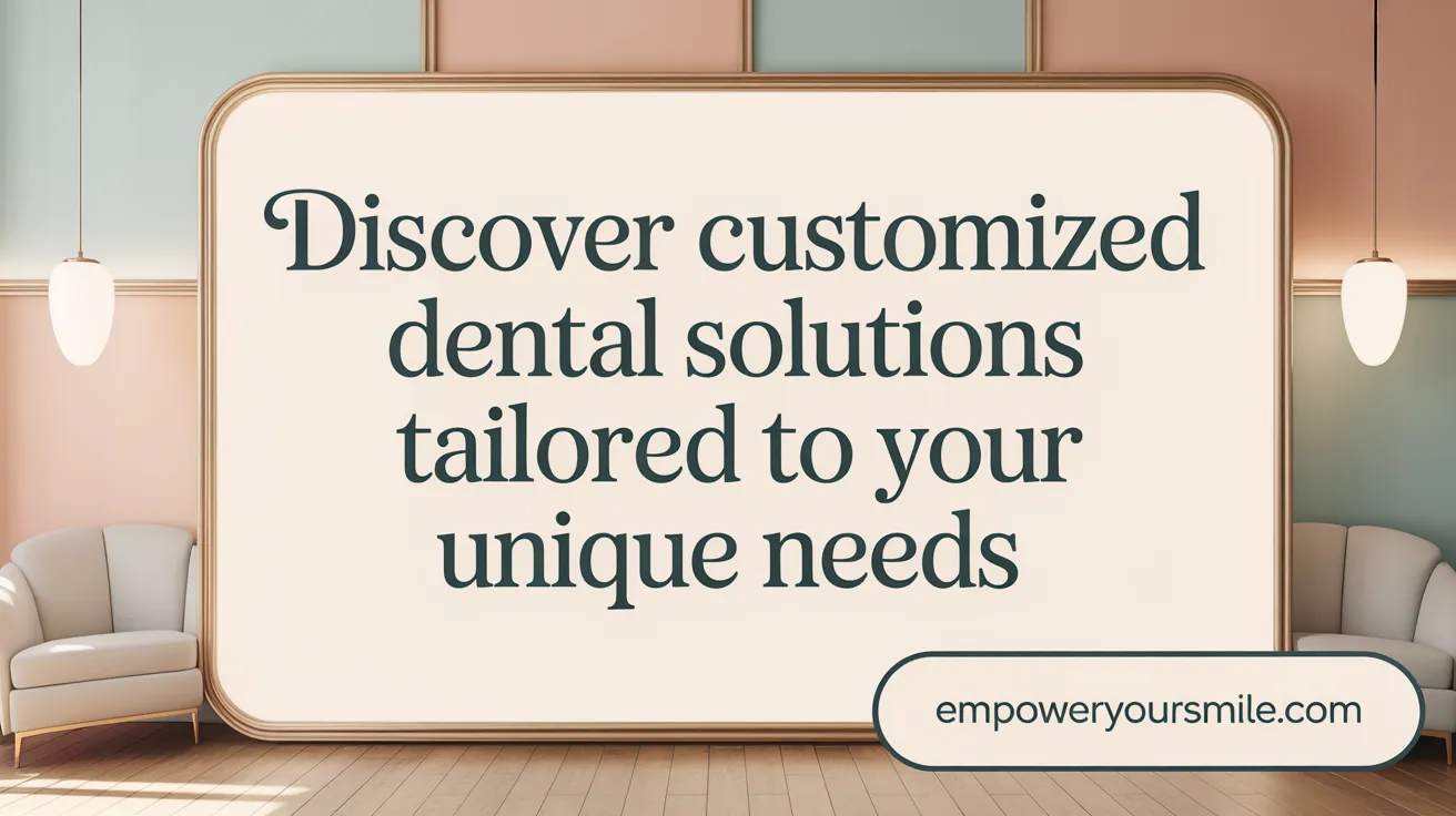 Discover Customized Dental Solutions Tailored to Your Unique Needs