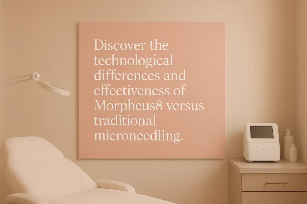 Discover the technological differences and effectiveness of Morpheus8 versus traditional microneedling.