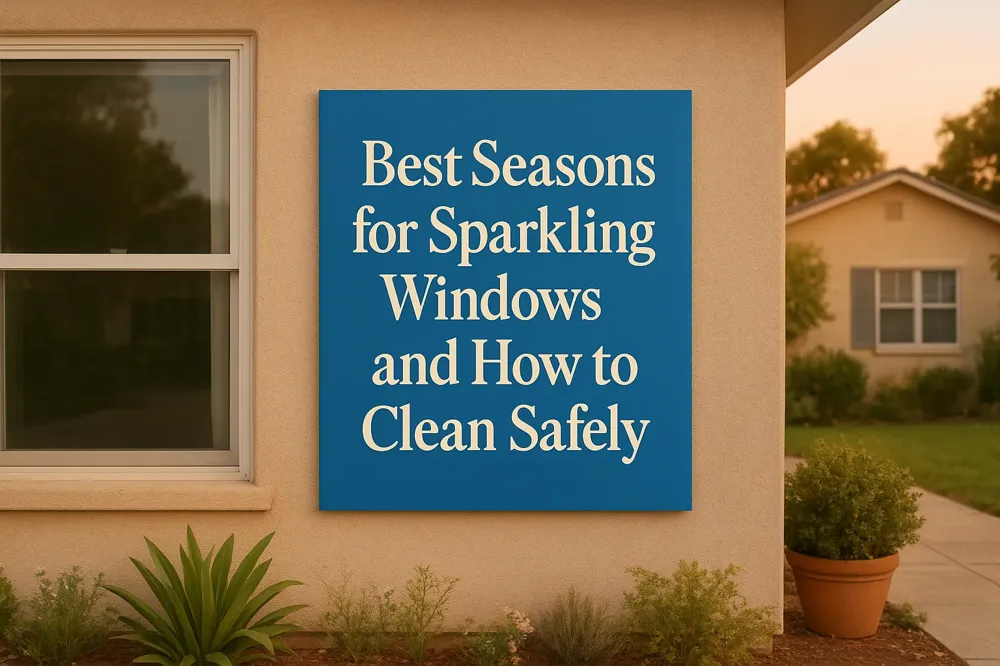 Best Seasons for Sparkling Windows and How to Clean Safely