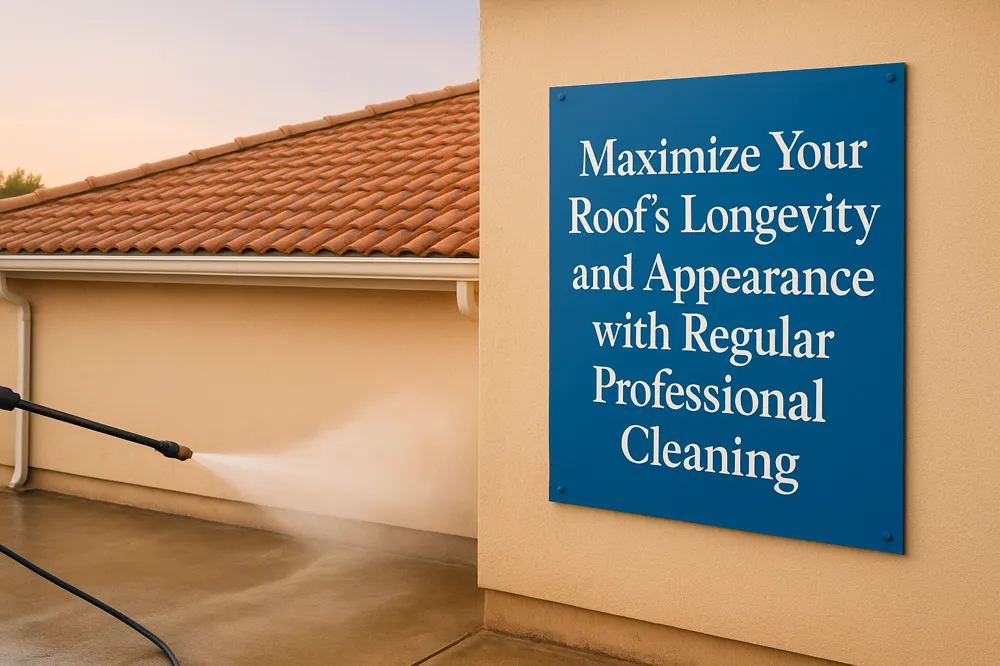 Maximize Your Roof's Longevity and Appearance with Regular Professional Cleaning