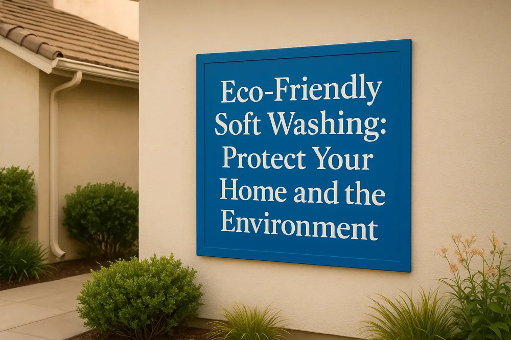 Eco-Friendly Soft Washing: Protect Your Home and the Environment
