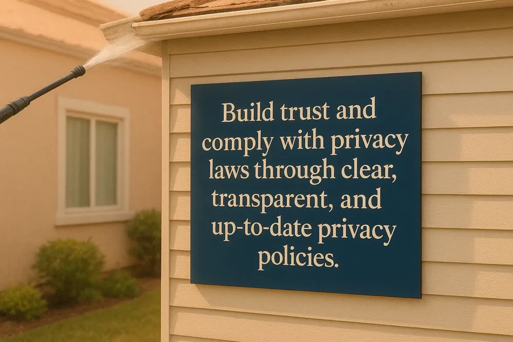 Build trust and comply with privacy laws through clear, transparent, and up-to-date privacy policies.